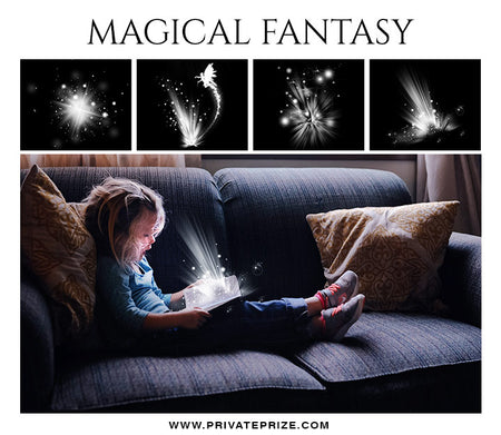 Magical Fantasy -  Overlays - Photography Photoshop Template