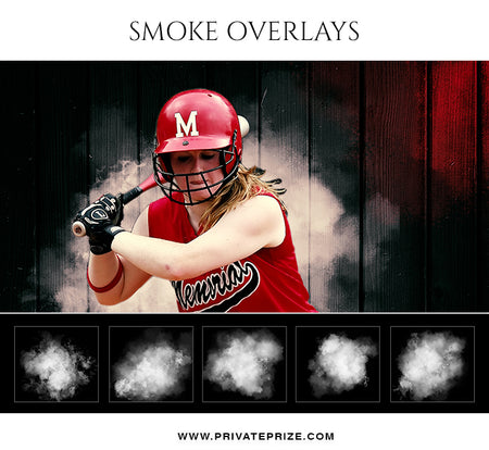 Smoke Overlays Photoshop Photography Template - Photography Photoshop Template