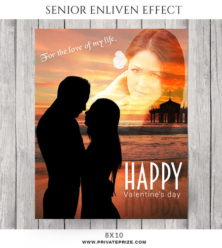 Love Of My Life- Senior Enliven Effects - Photography Photoshop Template