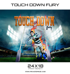 Touch Down Themed Sports Template