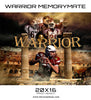 The Warriors - Sports Photography Template - Photography Photoshop Template