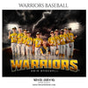 Warriors Baseball Themed-Photography Sports Template