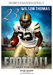 Wilson Thomas - Football Sports Enliven Effect Photography Template