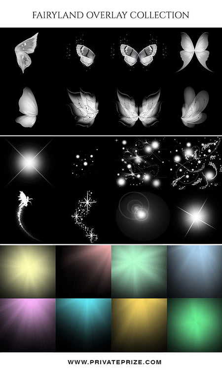 Fairyland Overlay Collection - Photography Photoshop Template