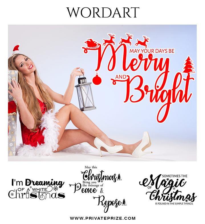 Christmas Wordart - PrivatePrize - Photography Templates