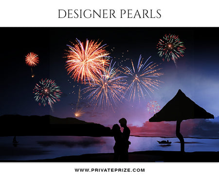 Sparkling Fire Work  - Designer Pearls - Photography Photoshop Template