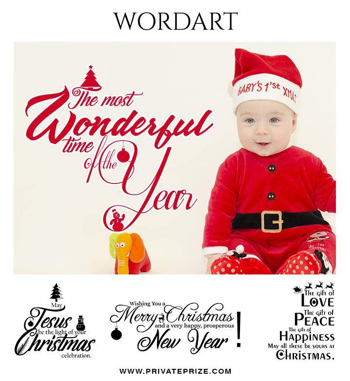 Christmas Wordart - PrivatePrize - Photography Templates