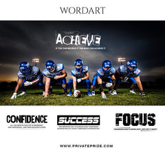 Sports Word Art Set Photoshop Templates