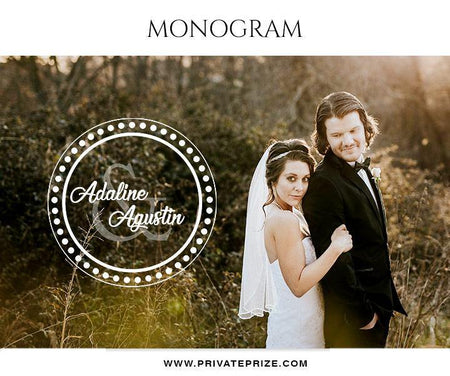 Adaline And Agustin - Wedding Monograms - PrivatePrize - Photography Templates