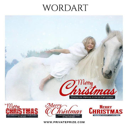 Christmas Wordart - PrivatePrize - Photography Templates